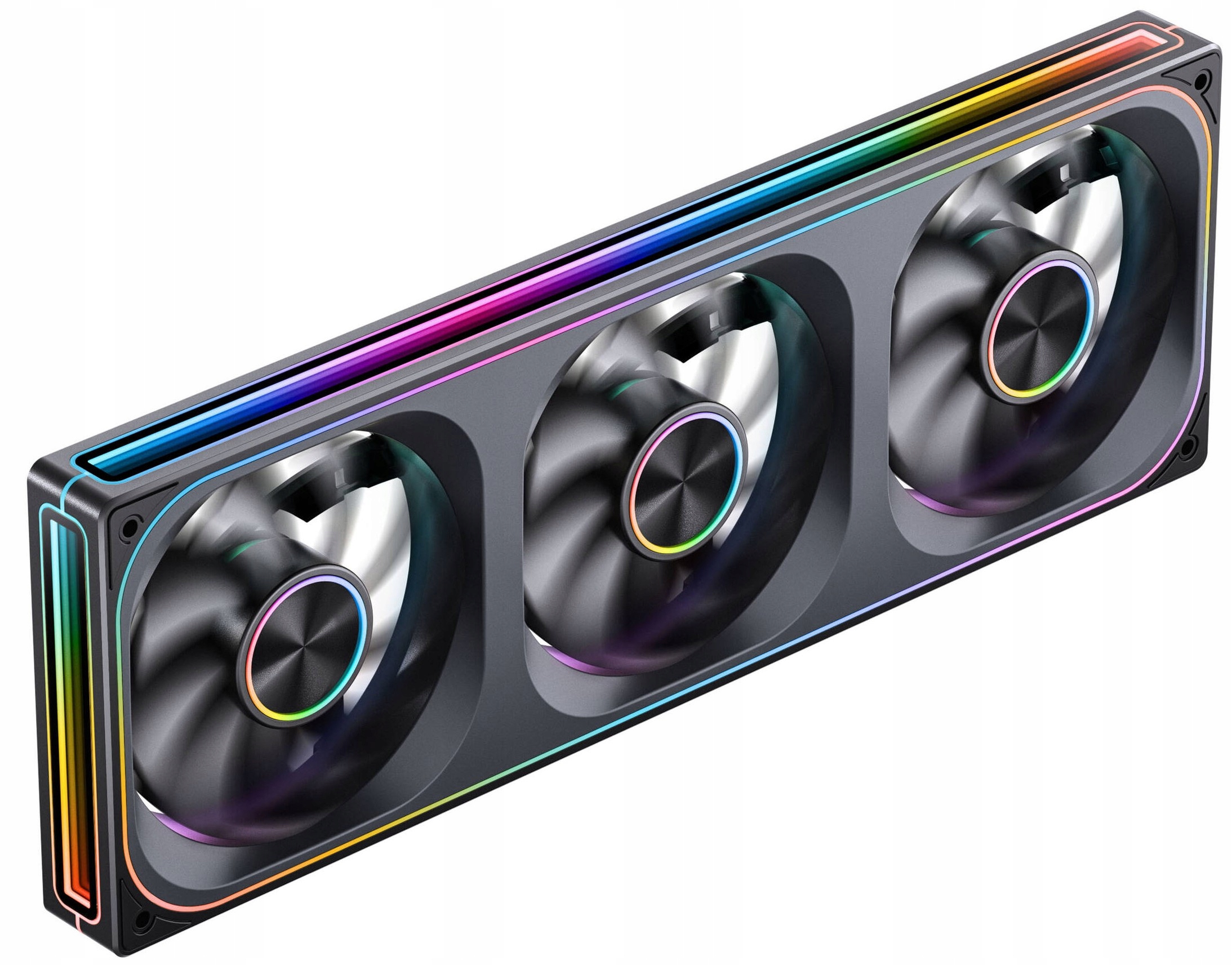 Wentylatory Jonsbo ZA-360 Pwm Argb czarny (3x120mm 360mm)