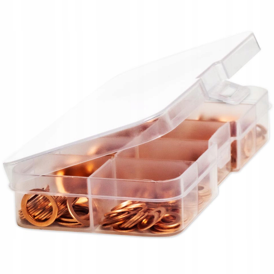 ZESTAW PODKŁADEK MIEDZIANYCH podkładka 200szt Marka Amio