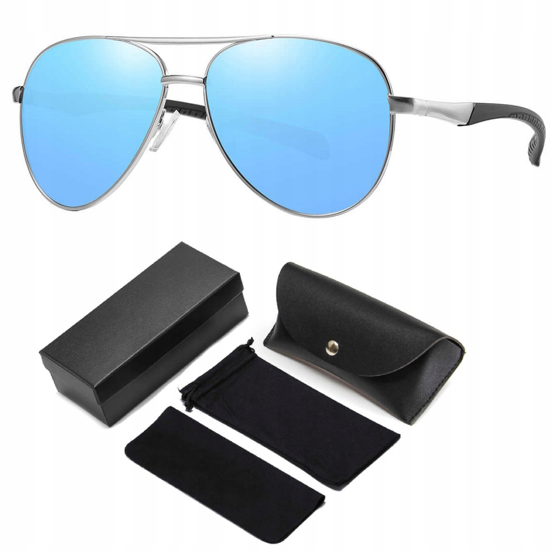 Pánské Polarizační sluneční brýle Hd Pilotky Teleskop Bonus