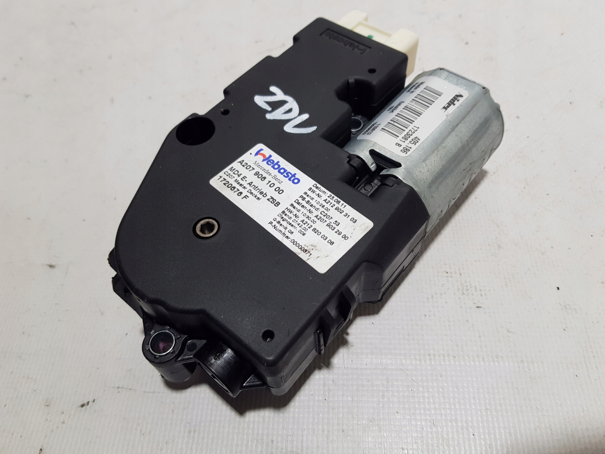 Motor Schiebedach MERCEDES W207 2079061000