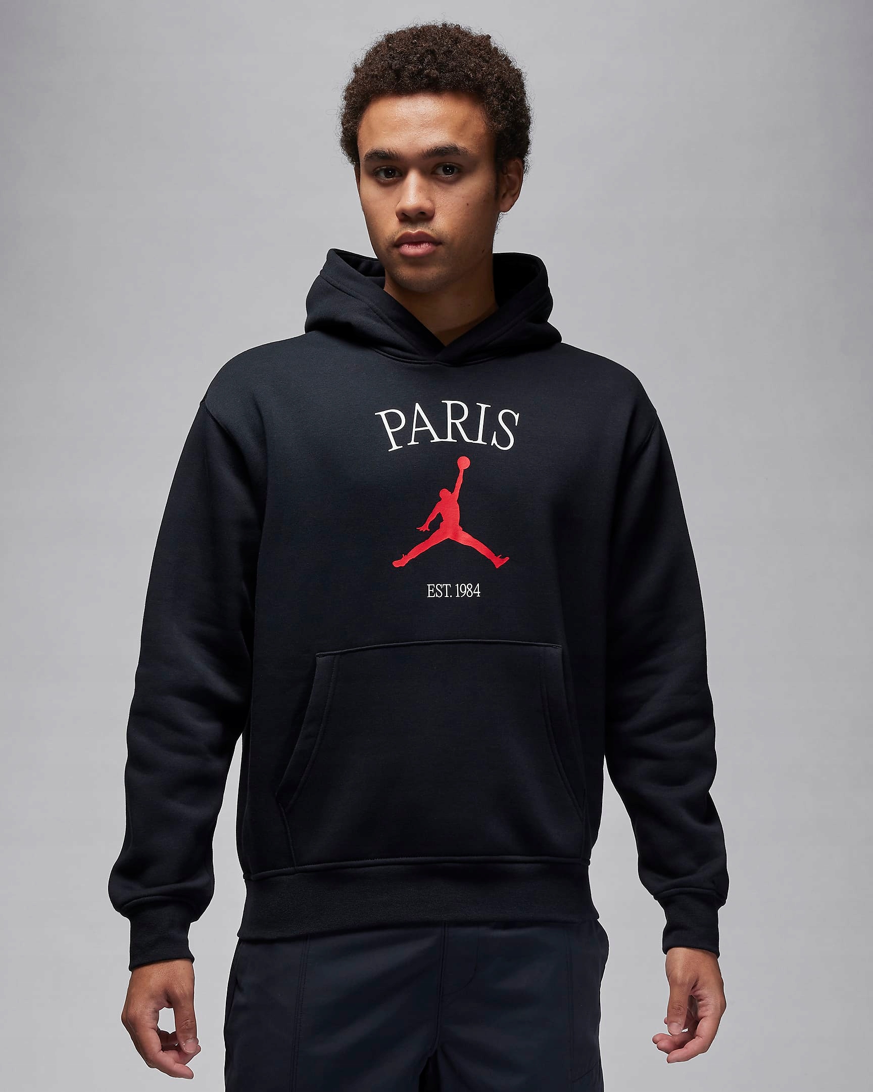 Jordan pánská mikina s kapucí černá Nike Jordan Paris HF1520 010 velikost S