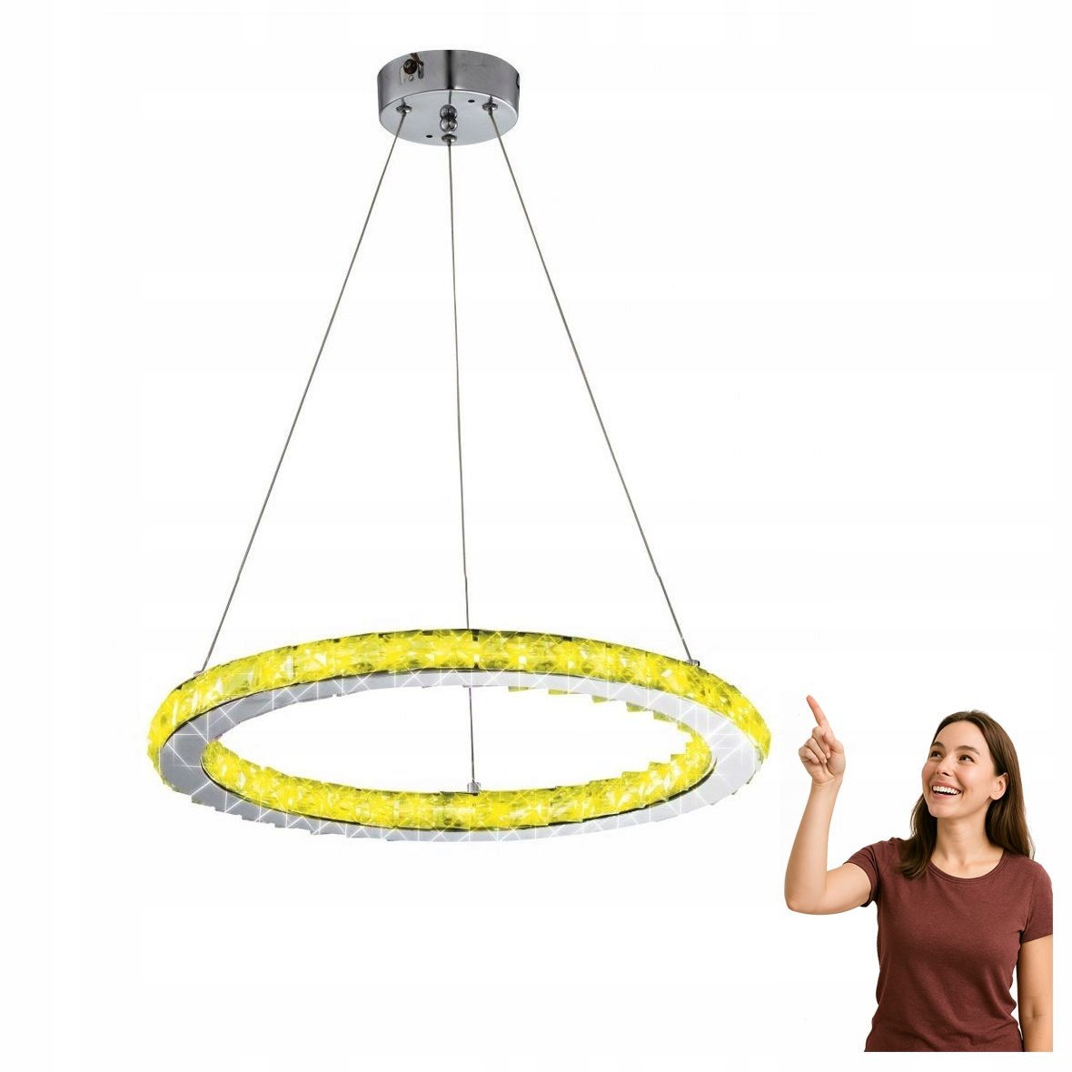 Led závěsné svítidlo 12W s dálkovým ovládáním Lords 40 31-63113 Candellux