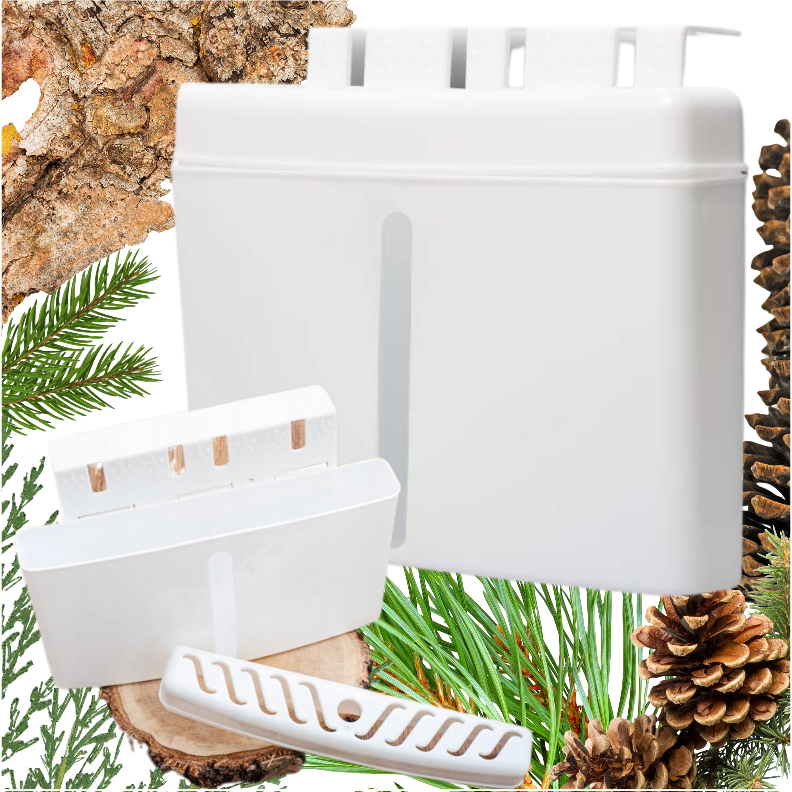 Nawilżacz Powietrza na Kaloryfer Wodny Ewaporacyjny 500ml 19x14x3 cm