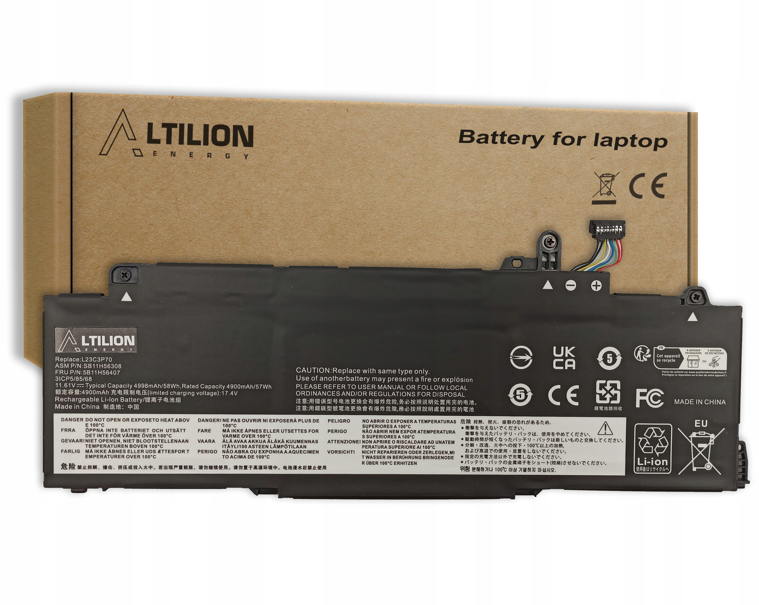Batéria Altilion Energy L23C3P70 kompatibilná s Lenovo
