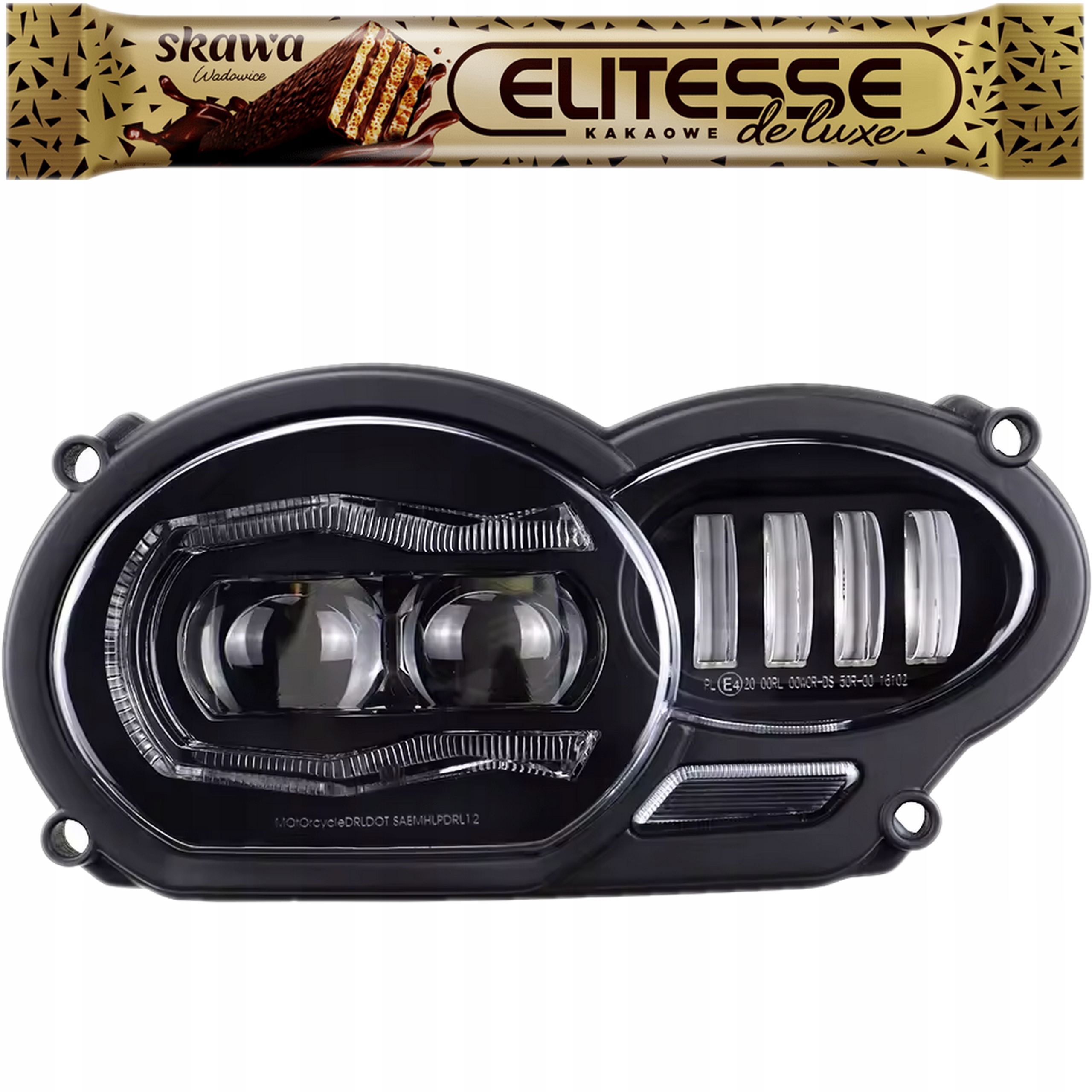 Motocyklová lampa Reflektor Bmw R1200 R1200GS Adv Led Drl Homologácia E4