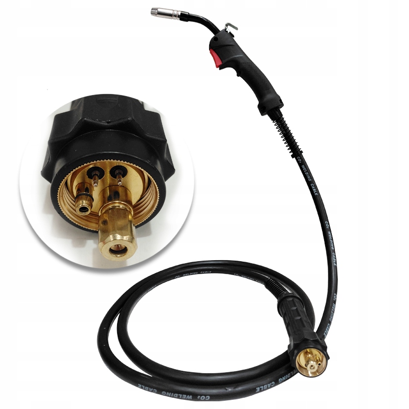 Uchwyt Spawalniczy MB15 3m Do Spawarki Migomatu Złącze Euro