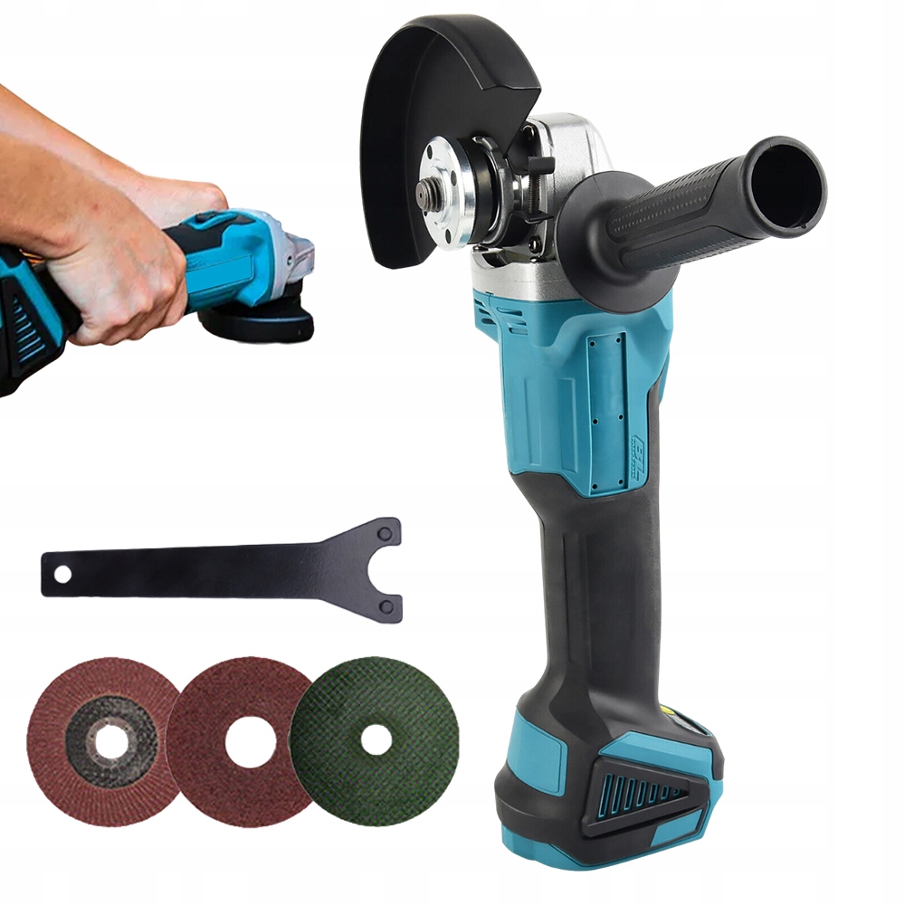 18V bruska s kotoučem 125 mm pro řezání, broušení a leštění