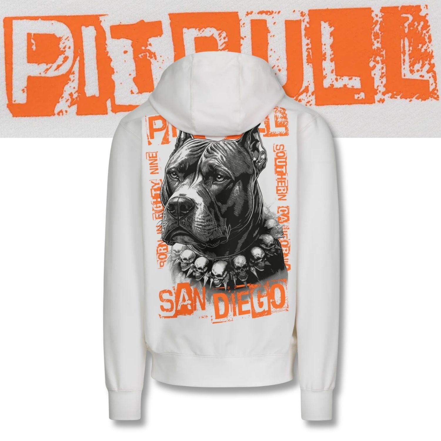 Pánská Rozepínací mikina s kapucí Pitbull Blacky komfortní, pravidelná L