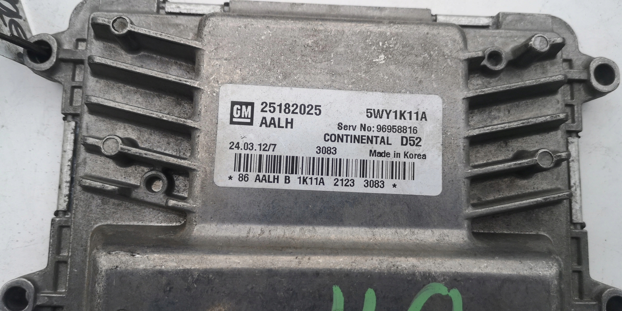 DAEWOO MATIZ 1.0B 16V 25182025 5WY1K11A computer E