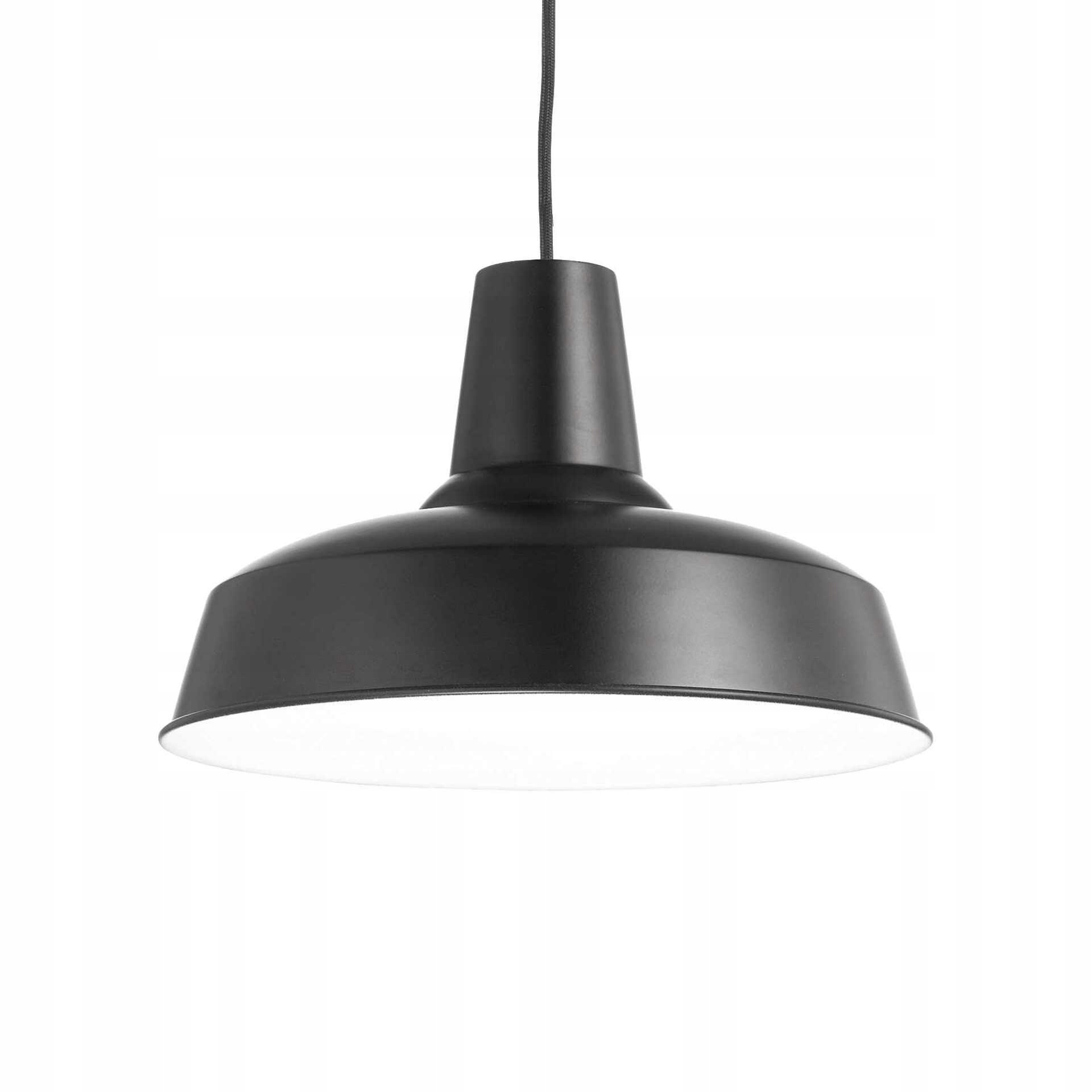 Závěsné svítidlo Ideal Lux Moby SP1 černé E27 kov 400mm