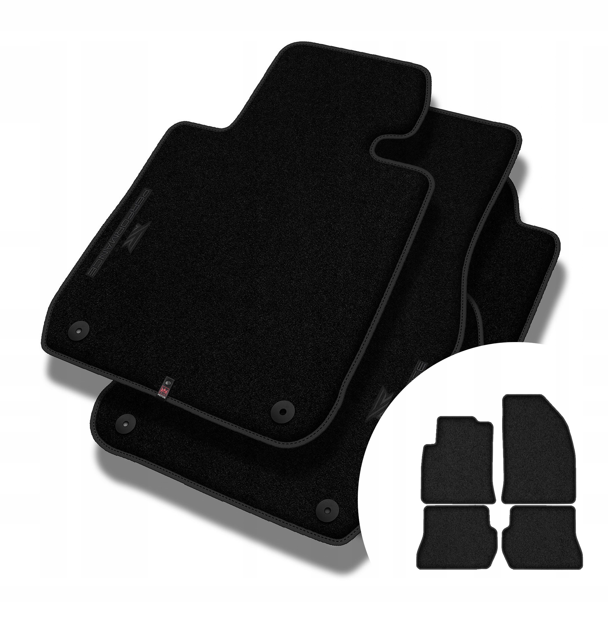 Velurové koberce Performance Premium pro Ford Fusion 2005-2012
