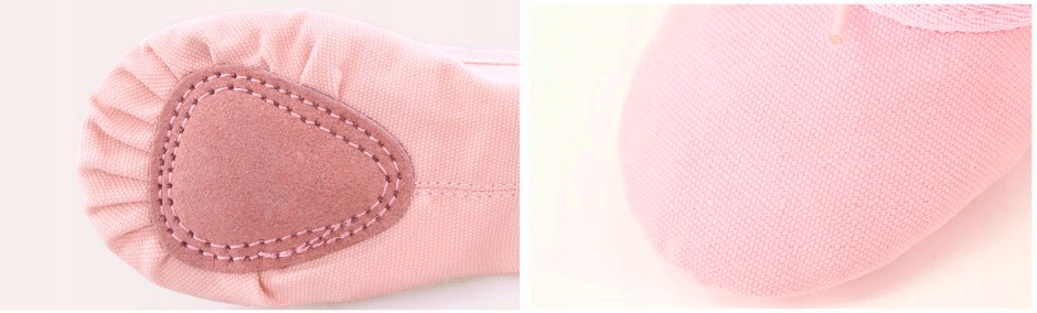 Baletki Oddychające Gładkie Taniec Balet Róż 22 Marka ASIS