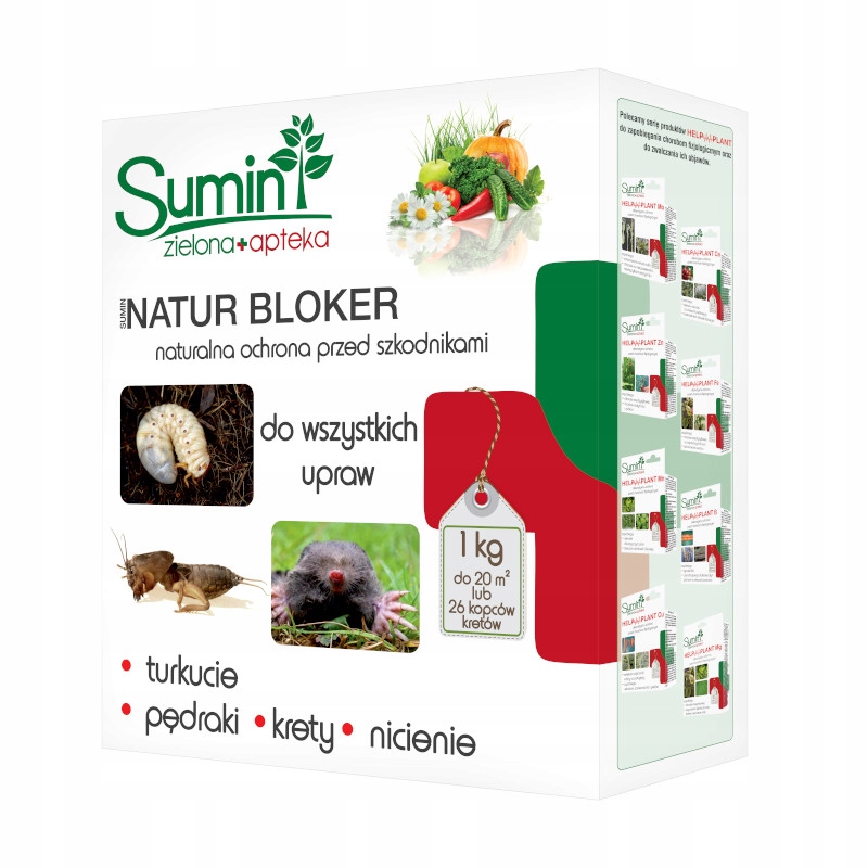

Sumin Natur Bloker Pędrak Kret Turkuć 1 kg