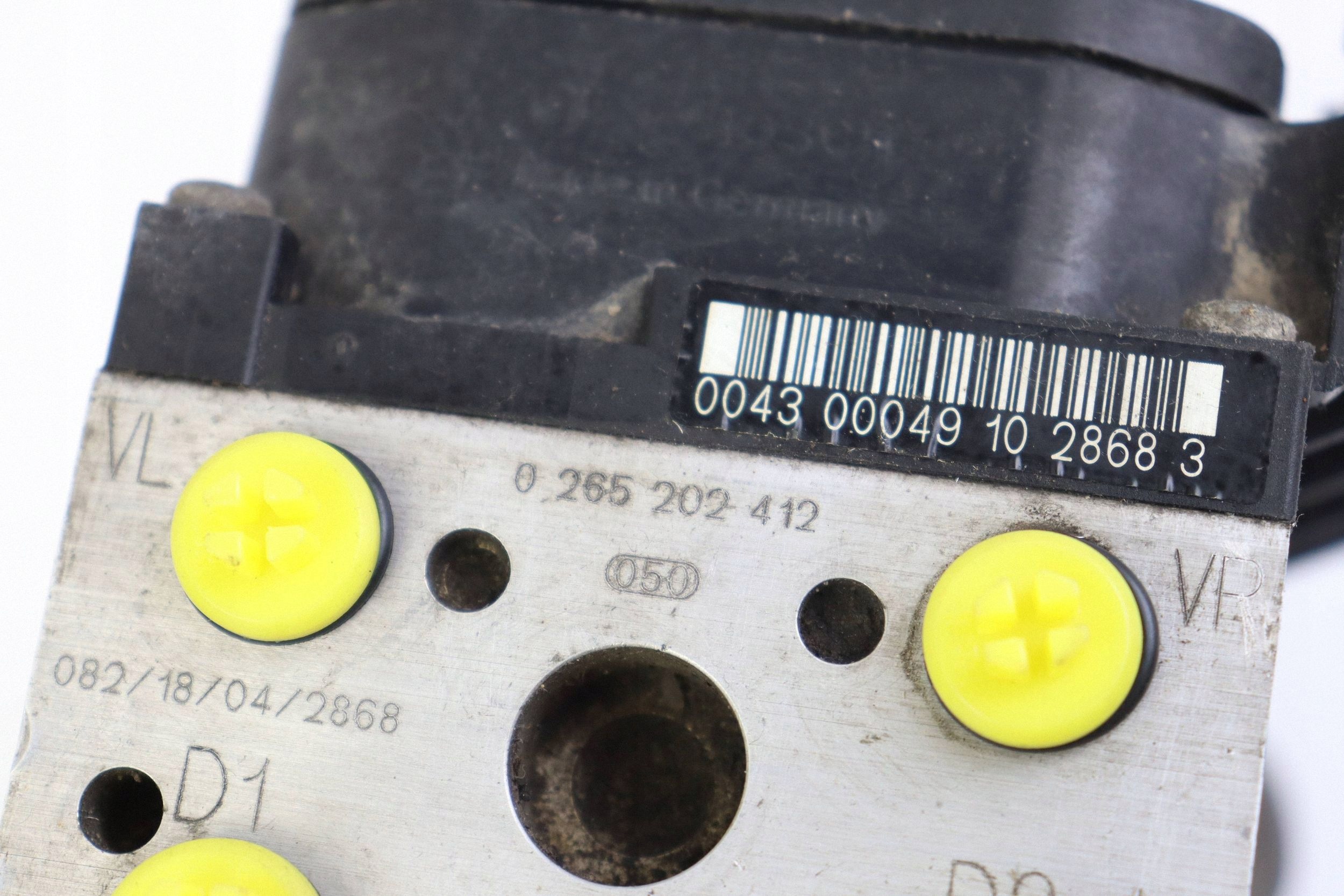 MERCEDES W168 pump ABS control unit ABS A0034314512 0265202412