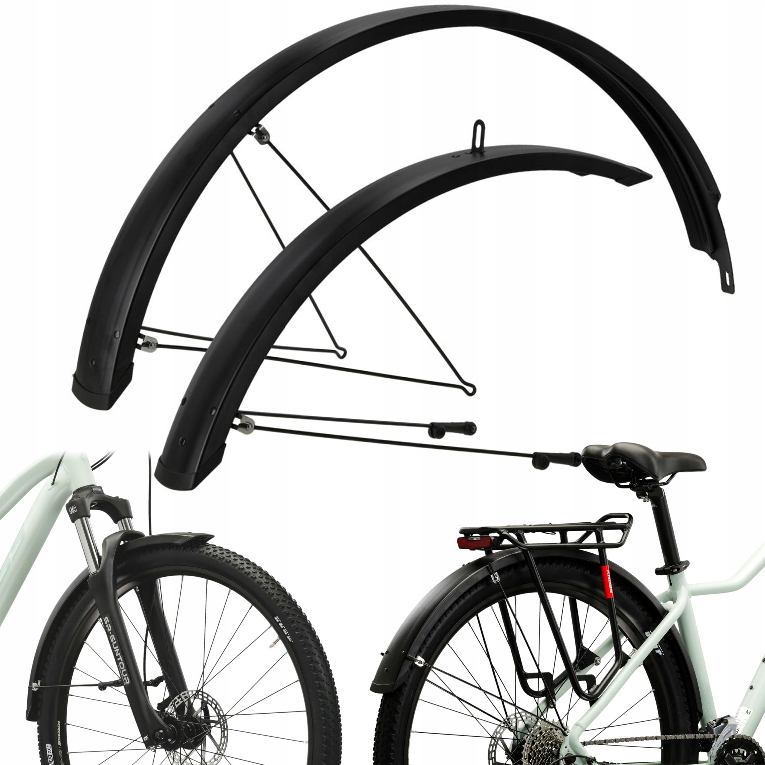 Błotnik Błotniki rowerowe komplet Kross Eq 27,5 Lea Hexagon 2.0 3.0 4.0 5.0