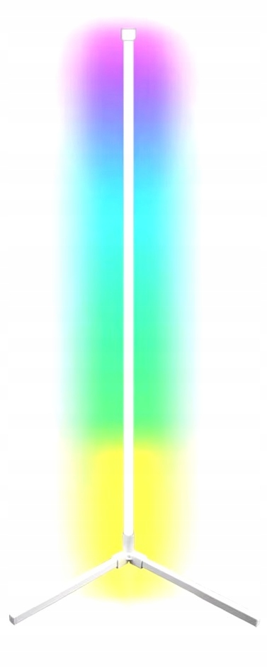 LAMPA STOJĄCA PODŁOGOWA NAROŻNIKOWA LED NAROŻNA 3D LAMPKA NOCNA DO SYPIALNI Zasilanie sieciowe