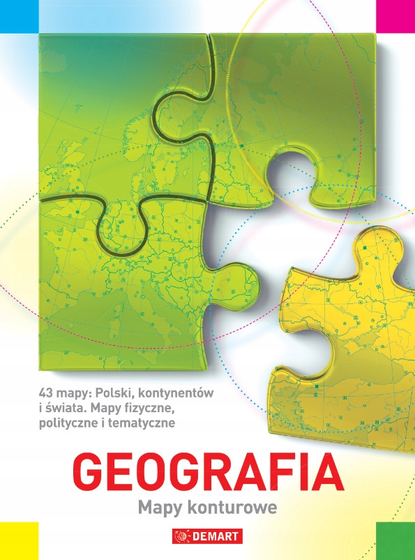 GEOGRAFIA MAPY KONTUROWE - Demart ISBN 9788374277945