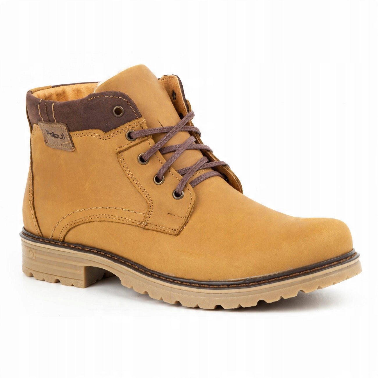 

Buty męskie trzewiki zimowe skóra J35S rude 45