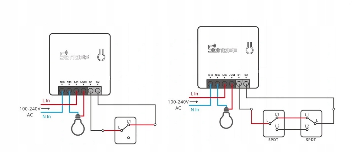 Sonoff Mini 10A włącznik światła WiFi dopuszkowy Marka Sonoff
