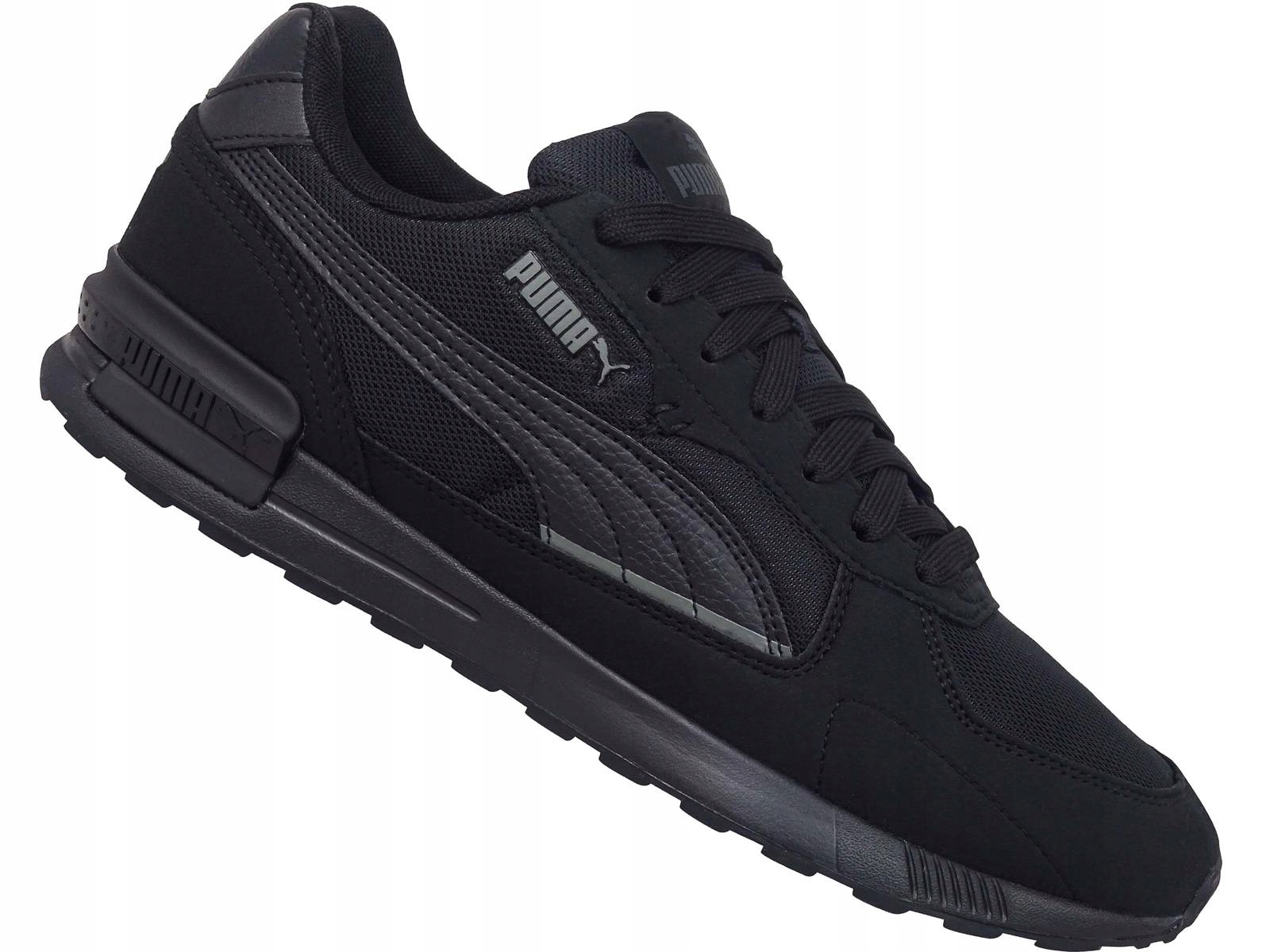 Puma Graviton 380738 01 Buty Męskie Sportowe Lekkie Całe Czarne Sneakers