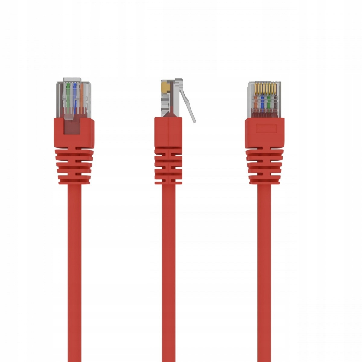 Gembird Patch cord kat.5e osłonka zalewana 0.25M czerwony