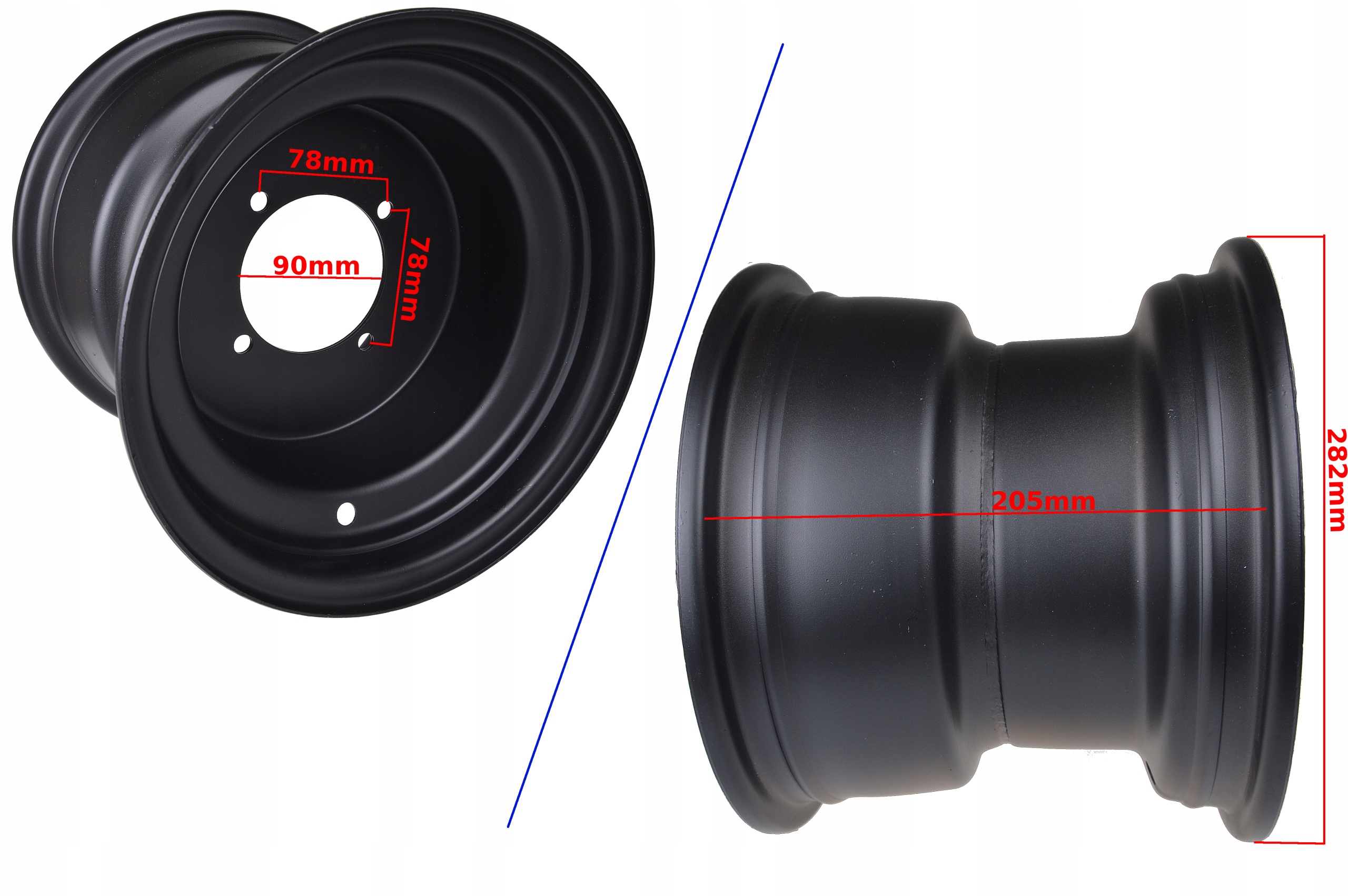 ОБОД ЗАДНИЙ ЗАДНИЙ КВАДРОЦИКЛ ATV 200 250 БАШАН 10 ДЮЙМОВ