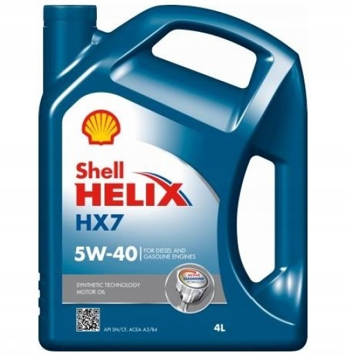 

Olej Shell Helix HX7 5W40 4L