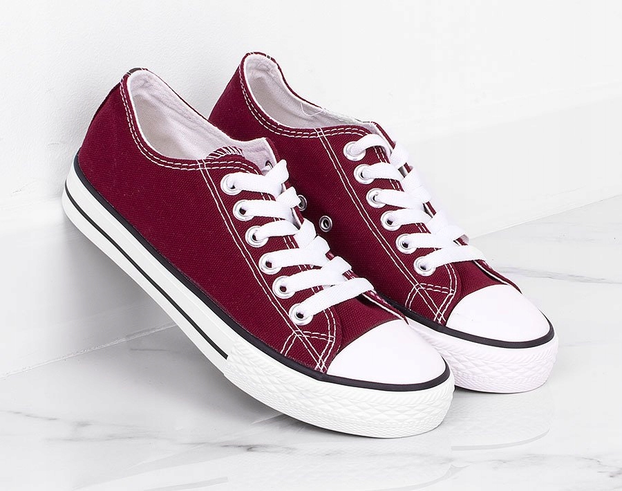 KLASYCZNE NISKIE SNEAKERSY TRAMPKI TENISÓWKI CONV Wzór dominujący bez wzoru