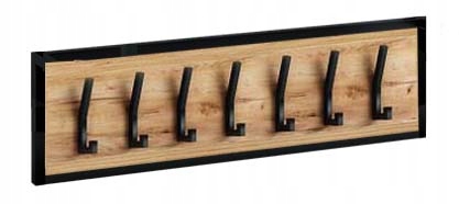 WIESZAK 100CM LOFT LOFTOWY DO PRZEDPOKOJU CZARNY