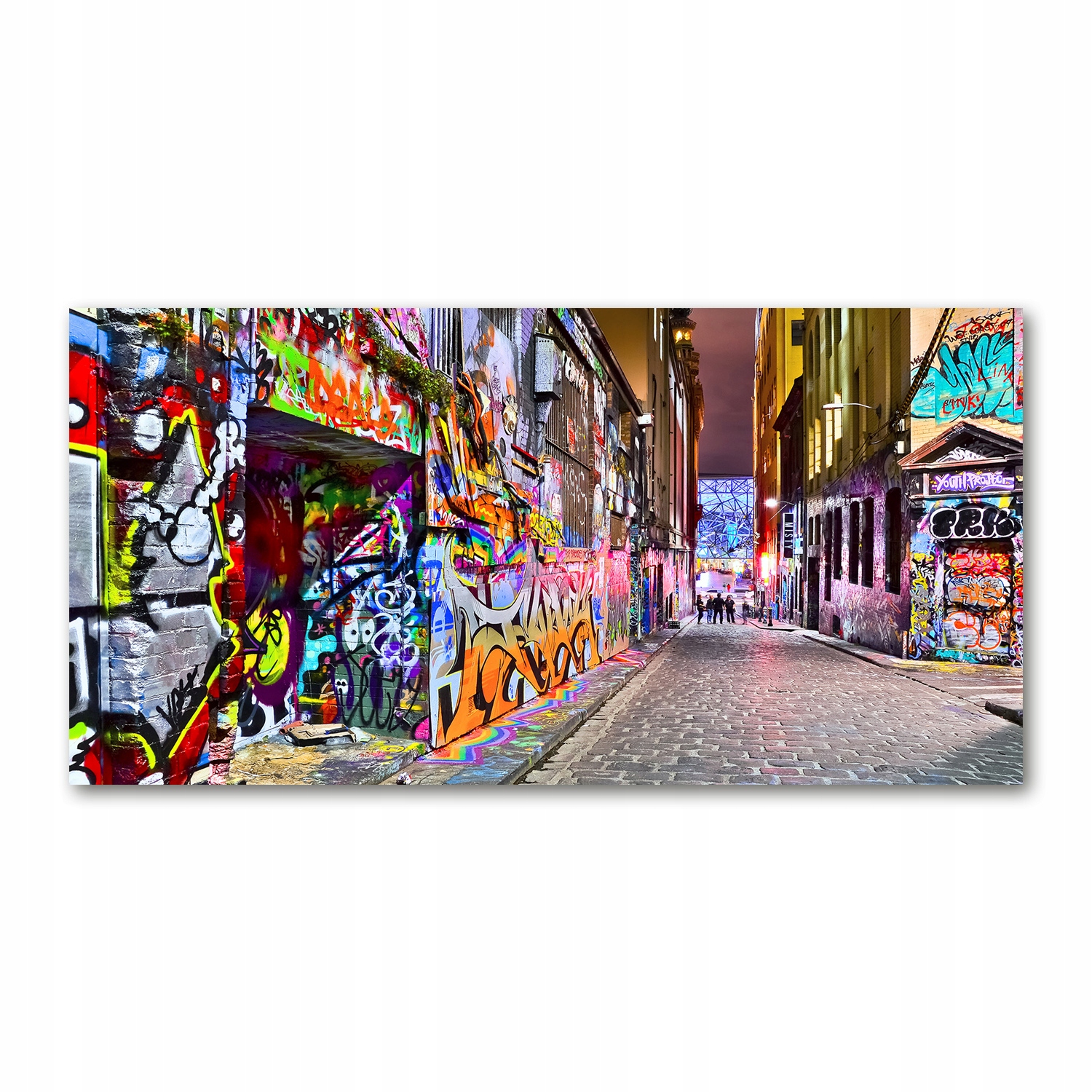 

Foto obraz szkło akryl Kolorowe graffiti 120X60 cm