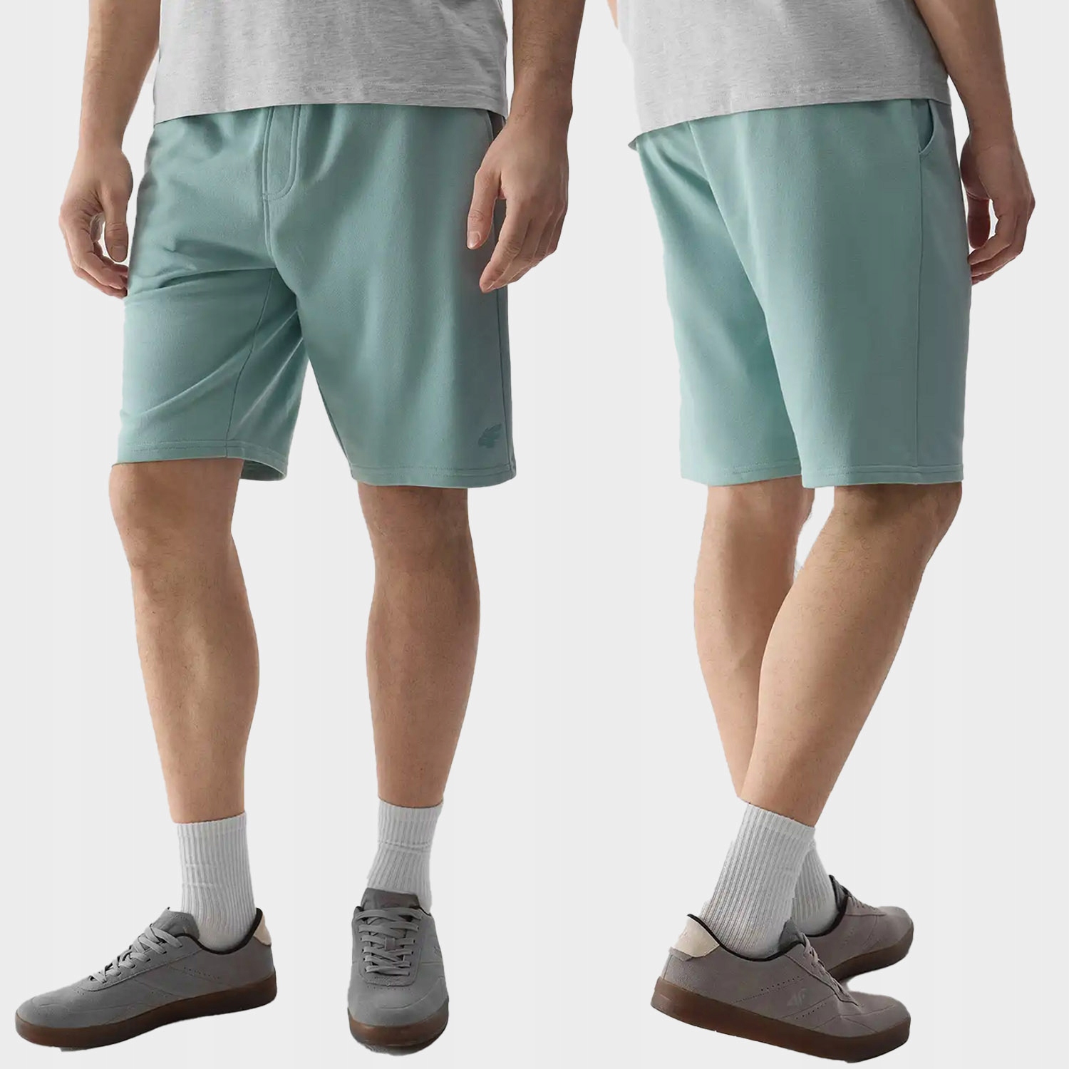 KRÓTKIE SPODENKI MĘSKIE 4F BAWEŁNIANE SPORTOWE Z KIESZENIAMI SS24M284 Rozmiar XXL