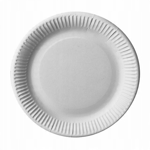 

Talerze papierowe okrągłe Biały grill 23cm 100szt