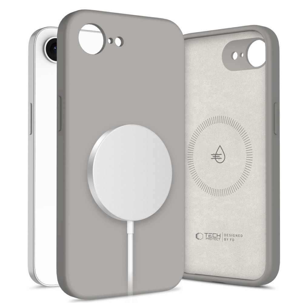 Tech-protect Etui Silicone Magsafe Do Iphone 16E 17E Ochronne I Stylizowane