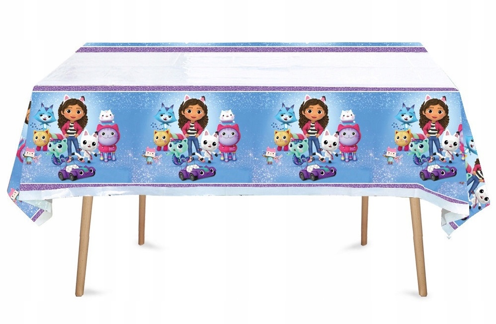 Koci Domek Gabi OBRUS dekoracje urodzinowe GRATISy