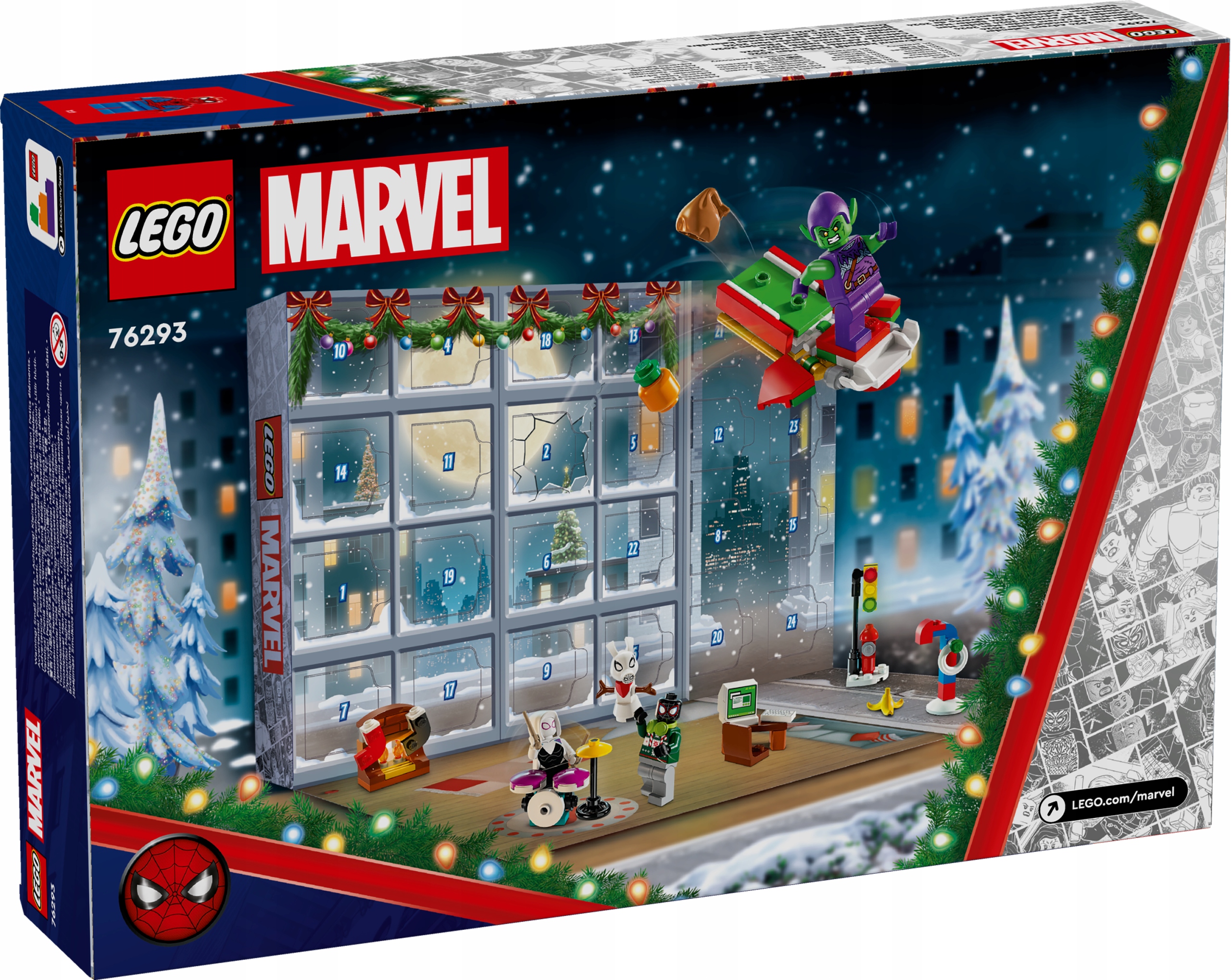 LEGO MARVEL SPIDERMAN 76293 KALENDARZ ADWENTOWY NA ROK 2024 Marka LEGO