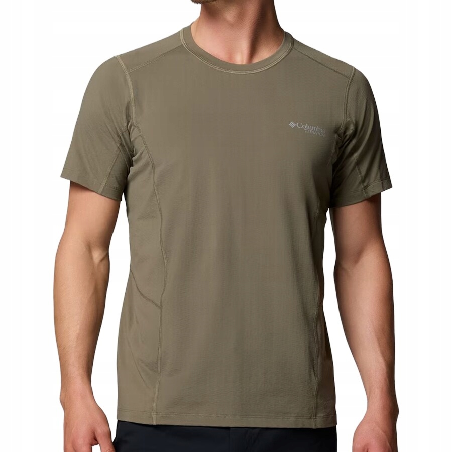 Tričko tričko Columbia Diamond Peak Pro Short Sleeve Stone Green L