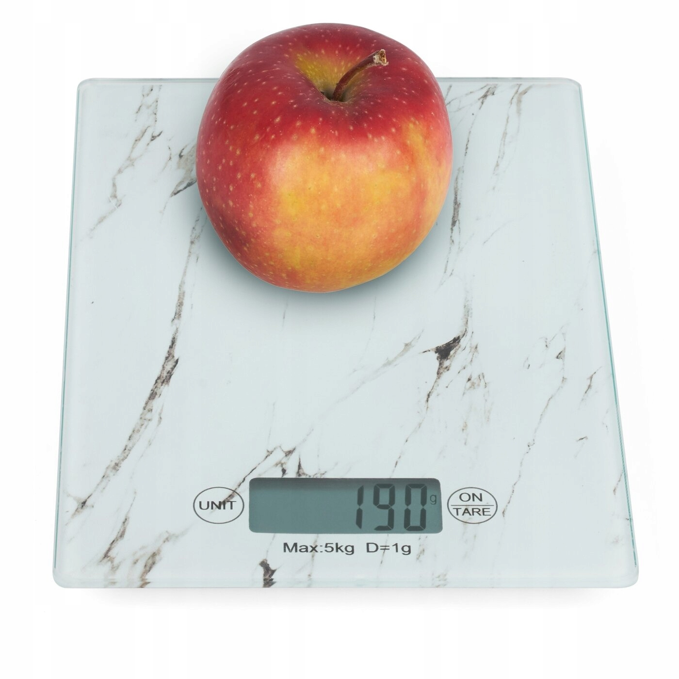 

Waga kuchenna elektroniczna Tadar biały marmurek