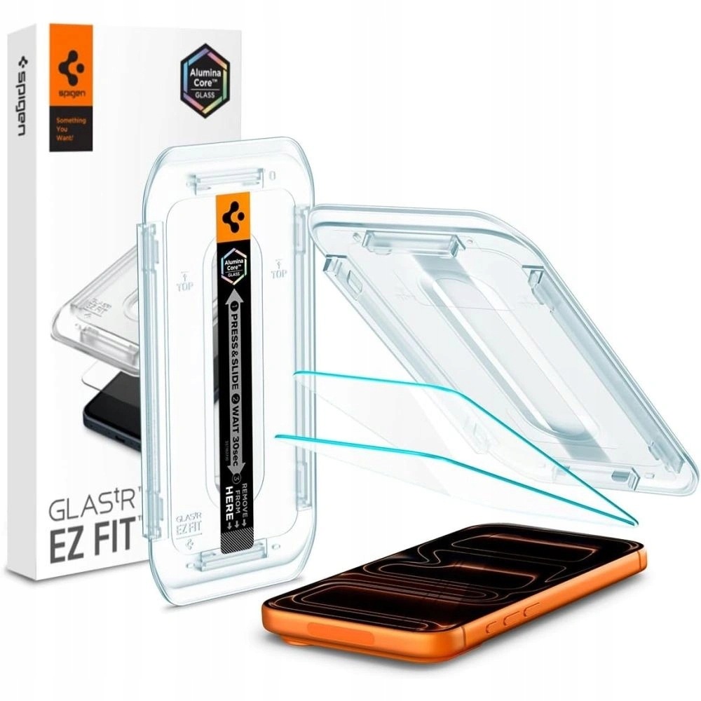 Szkło Spigen Glas.tR Ez Fit iPhone 16 Pro Max 17 Pro Max 2 szt.