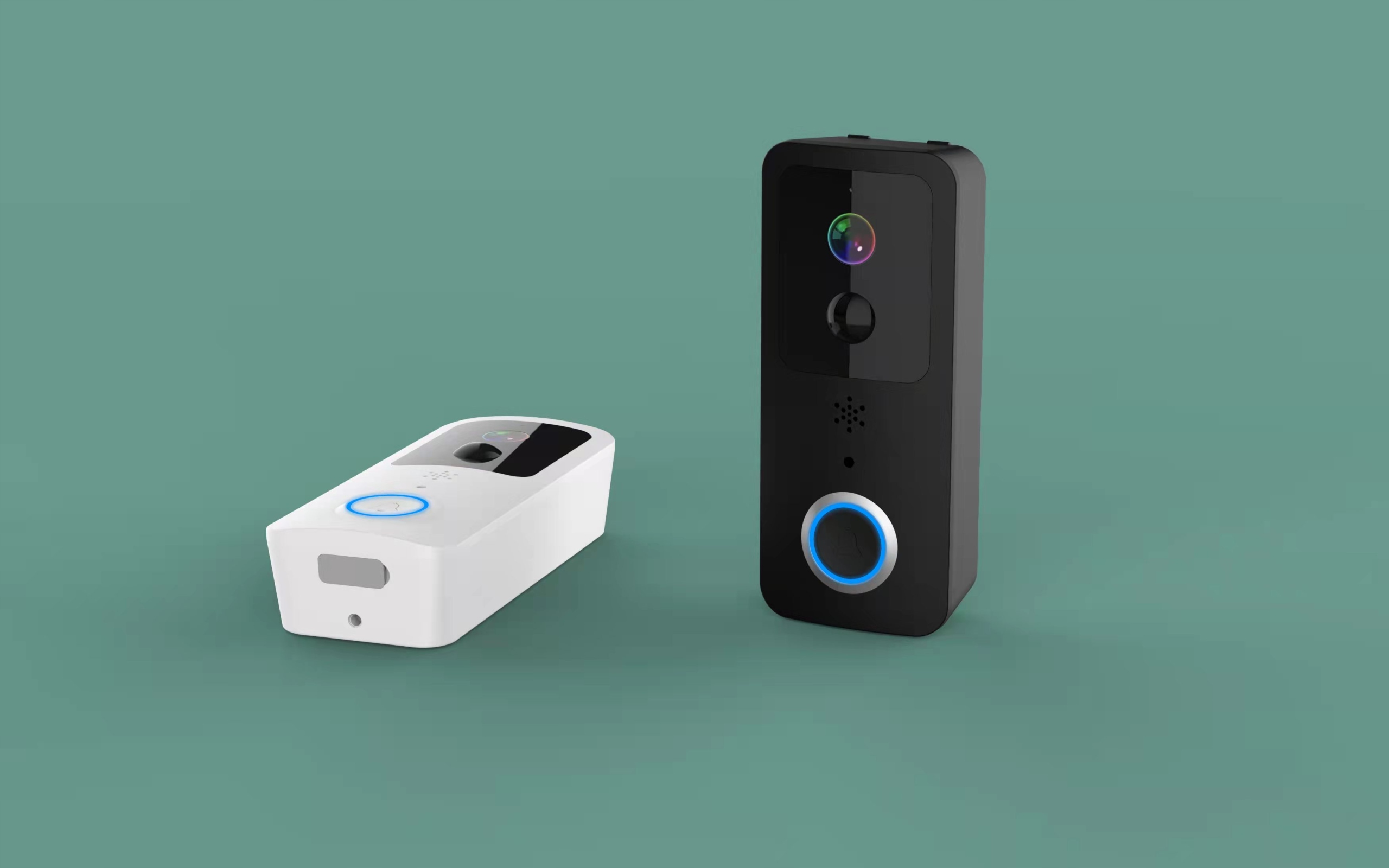 DZWONEK BEZPRZEWODOWY KAMERA WIDEO DOMOFON WIFI Kolor biały