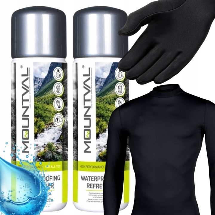 2x Płyn Prania Impregnacji Odzieży Kurtek Tkanin Ubrań Z Gore-tex Impregnat