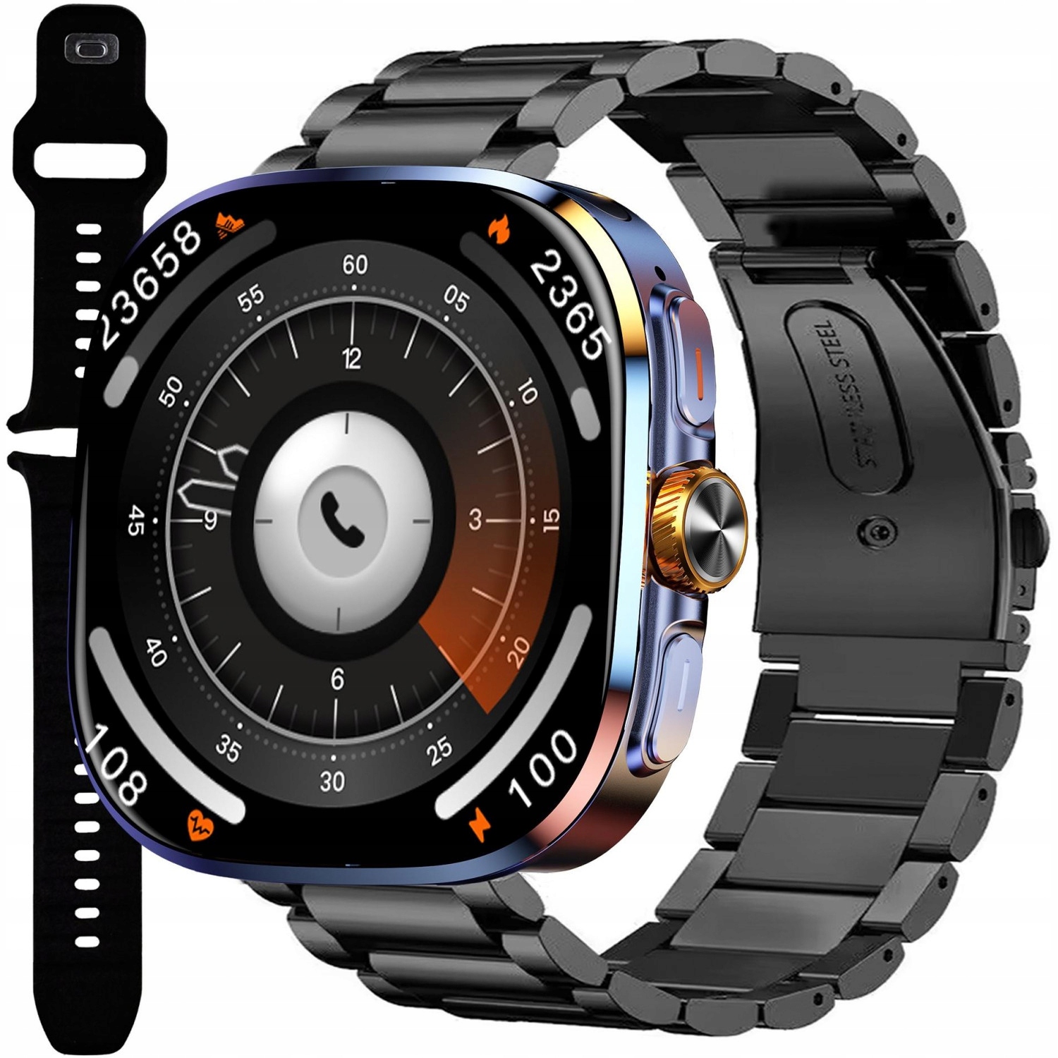 Chytré Hodinky Enter AiWatch Ultra Amoled Fotoaparát Rozhovory Zdraví Aplikace