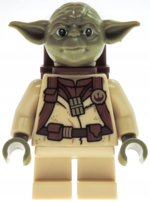Lego sw1147 Star Wars Yoda Nová batoh hůlka, fotoaparát a mapa Galaxie