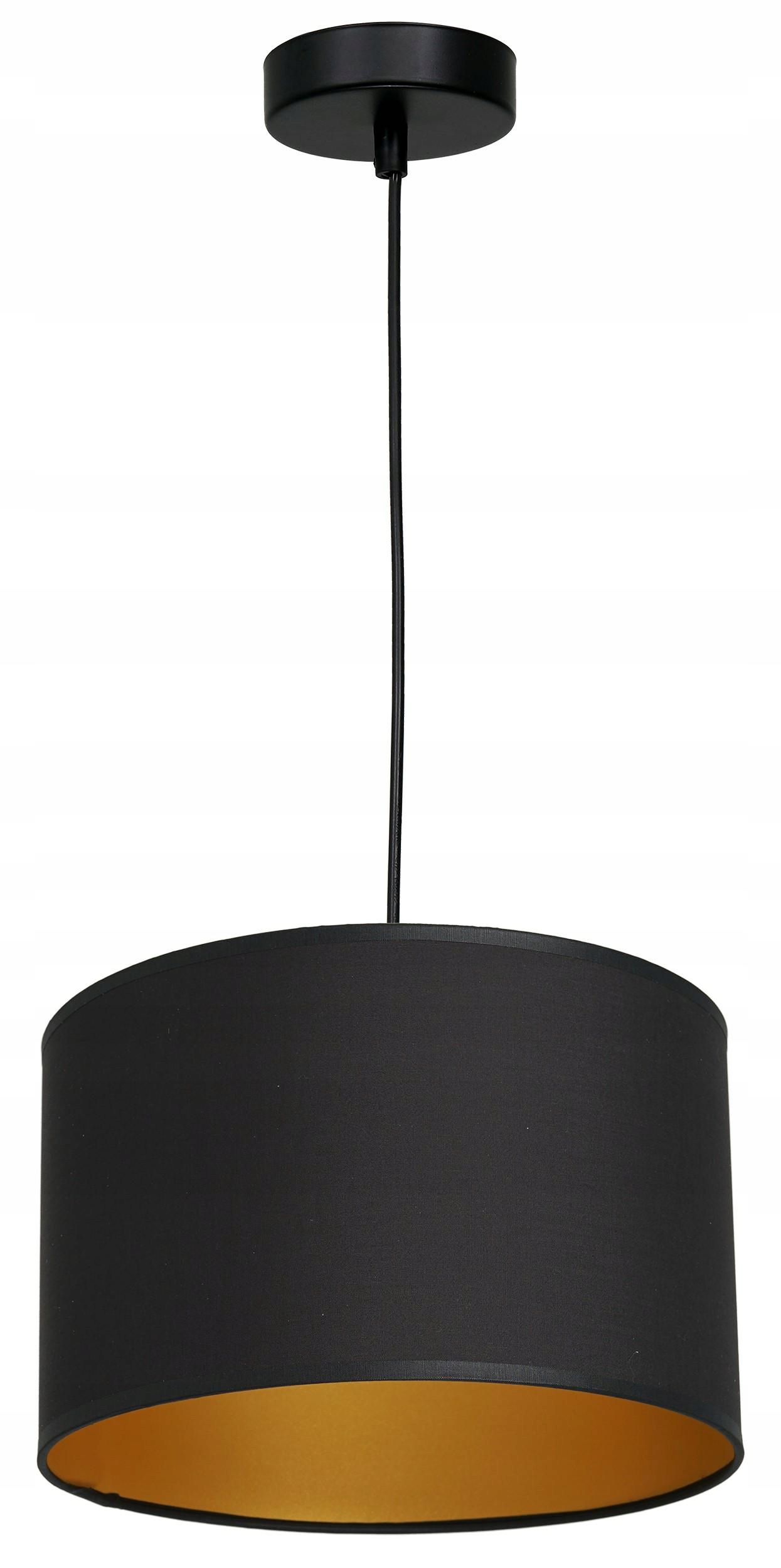 Závěsná stropní lampa Arden černá zlatá 1xE27 25 cm moderní do obývacího pokoje