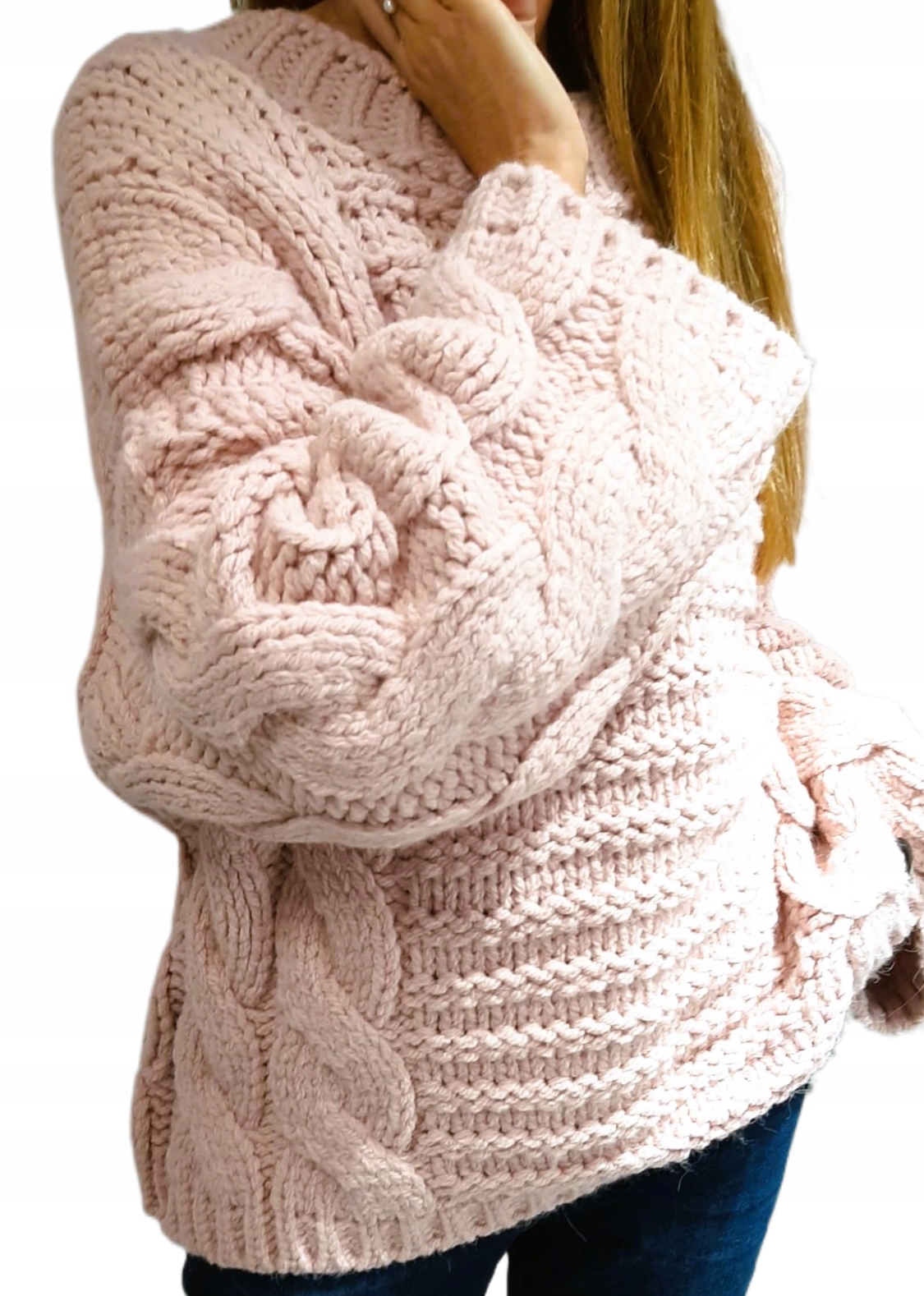 Cocomore Pologolfový svetr Pudrová Růžová New