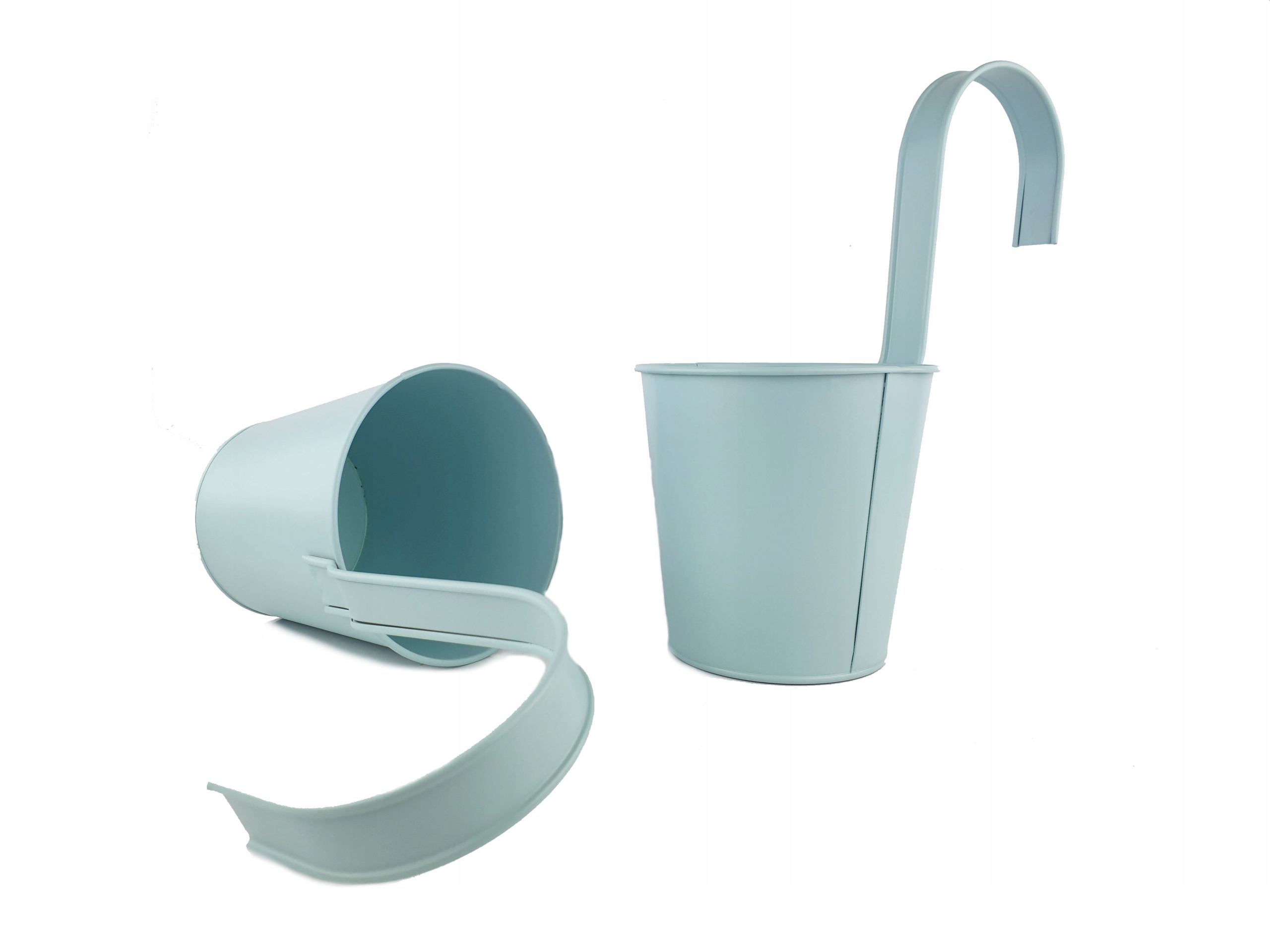 

duża Doniczka Balkonowa wisząca miętowa 16 cm