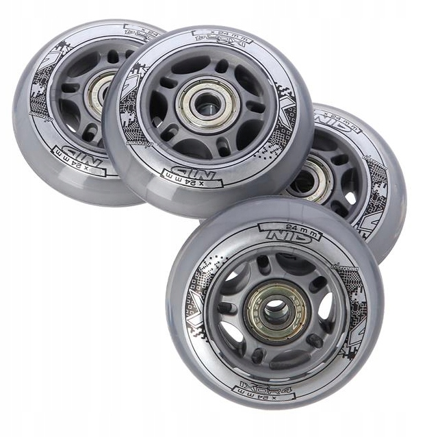 

Zestaw Kółka Do Rolek Nils 80 Łożyska Abec 7