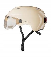 Cyklistická přilba Cosmo Fusion Premium Connected Shiny Sand L 55-60 cm E-Bike