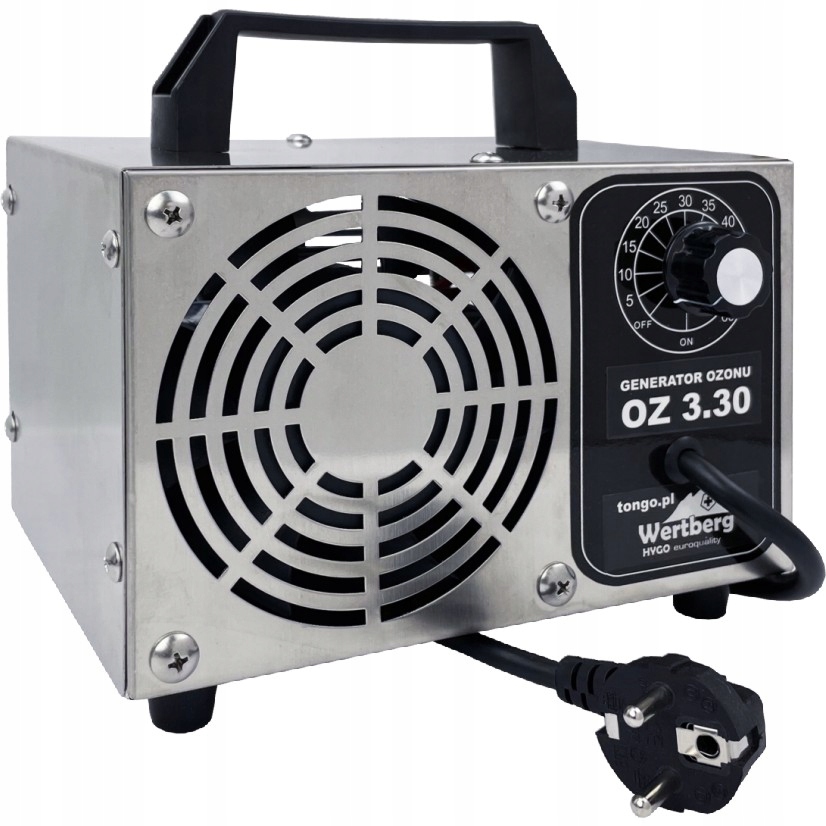 

wydajny mocny ozonator 30 000 mg/h O3 czasomierz