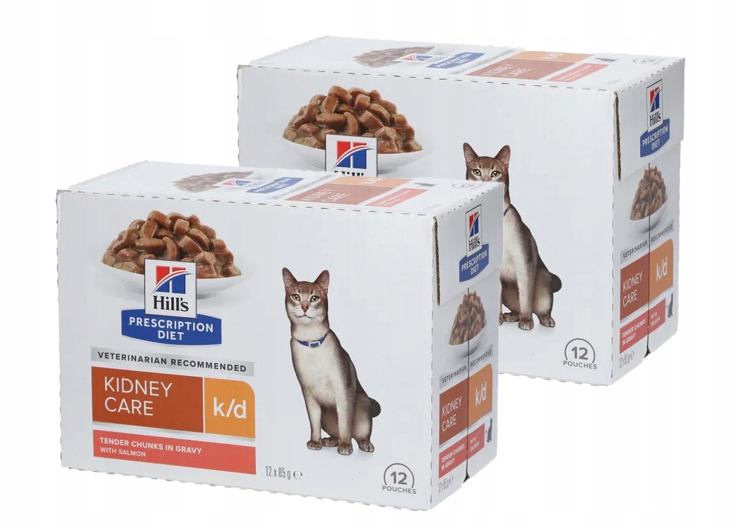 Levně Hill's Pd Feline K/d Kidney Care kapsička Losos 24 x 85 g