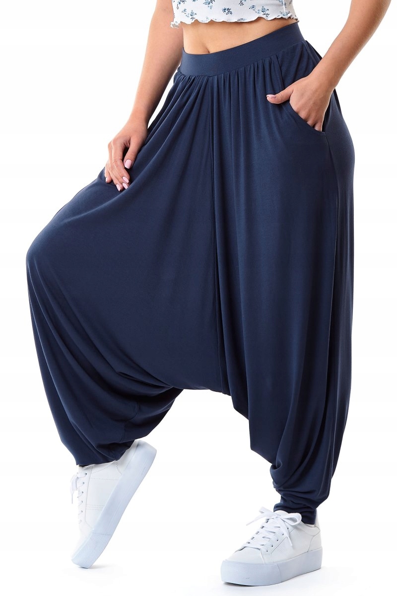 Spodnie alladynki haremki, szarawary, L/XL Rozmiar XL